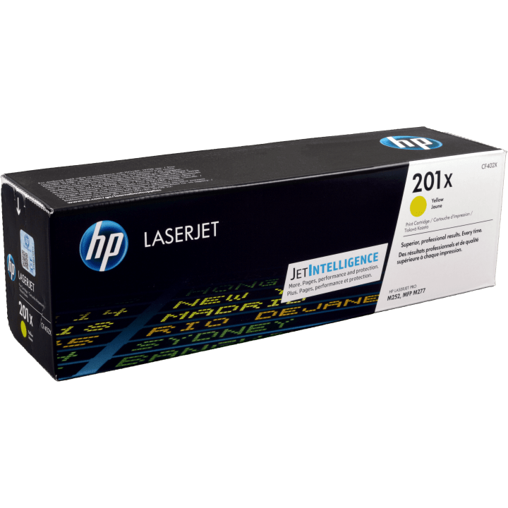 HP 201X Gelb / Original HP LaserJet Toner -  CF402X Lasertoner Tonerkartusche